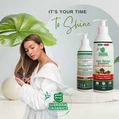Hair Revive Shampoo – For Volume & Thickness with Amla, Reetha, Shikakai & Rosemary | 100% Organic & Sulfate-Free