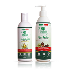 Crown Care Bundle – Hair Revive Shampoo + Herbal Hair Oil | Complete Hair Fall & Growth Solution