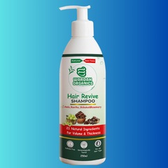 Hair Revive Shampoo – For Volume & Thickness with Amla, Reetha, Shikakai & Rosemary | 100% Organic & Sulfate-Free